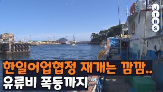 한일어업협정 재개는 깜깜.. 유류비 폭등까지 / JIBS / 제주 / 2022.10.03