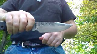 Survival Knife, Hand Forged High Carbon Steel