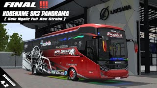 FINAL ‼️KODENAME SR3 PANORAMA ( ACC SEIN NGALIR \u0026 ACC FULL STROBO) || UPDATE BUSSID 4.2