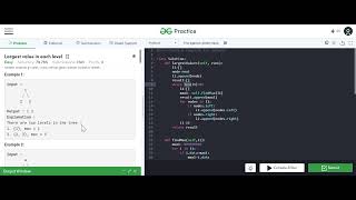 Largest value in each level - BinaryTree - Python - GeeksForGeeks