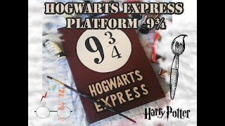 Draw Hogwarts Express | Platform 9¾