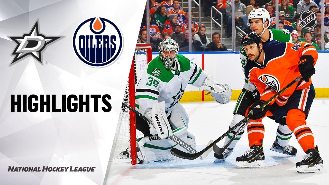 NHL Highlights | Stars @ Oilers 11/16/19 - YouTube