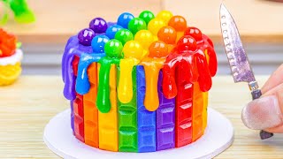 Amazing Rainbow Cake 🌈 Miniature Rainbow Chocolate Cake Decorating By Amazing Cake