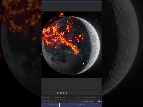 Moon Burning VFX Tutorial. Learn VFX and grow your channel to over 190,000 subscribers in description