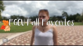 FGCU Fall Favorites