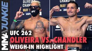 UFC 262: Charles Oliveira vs. Michael Chandler weigh-in highlight