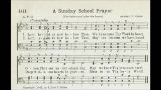 Lord, Behold us Now Before Thee (A Sunday School Prayer)