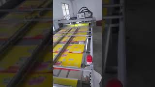 Flute laminator GW 1700L and Flip fop stacker FZ 1700 #flutelaminator