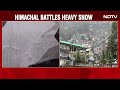 snowfall news today j u0026k himachal battle heavy snow