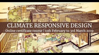 Climate Responsive Design | Online Certificate Course