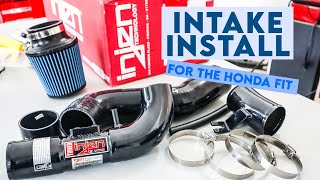 How To Install an Injen Intake into a Honda Fit ll DIY Install Project!