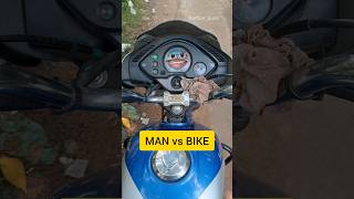 MAN vs BIKE 🤣 | Bike reacts 😅 | #shorts