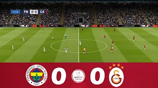 Fenerbahce 0 - 0 Galatasaray | Maç Özeti | Süper Lig 23/24