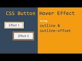 CSS button Hover Effect using outline and outline-offset | csPoint web designing tutorials