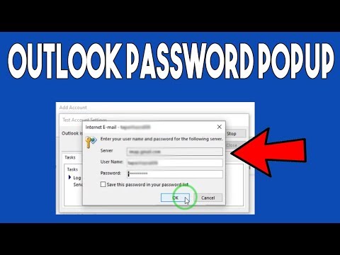Как исправить проблему со всплывающим окном с паролем Microsoft Outlook