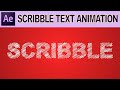 After Effects Tutorial: Scribble Text Animation