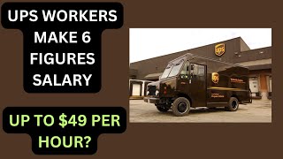 Do you know UPS average salary is $49 an hour? UPS Driver makes 6 FIGURES in USA
