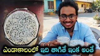 Katora Milk Shake | Badam Gum - Sabja Milk | Summer Drinks | Abbai Babai Cooking