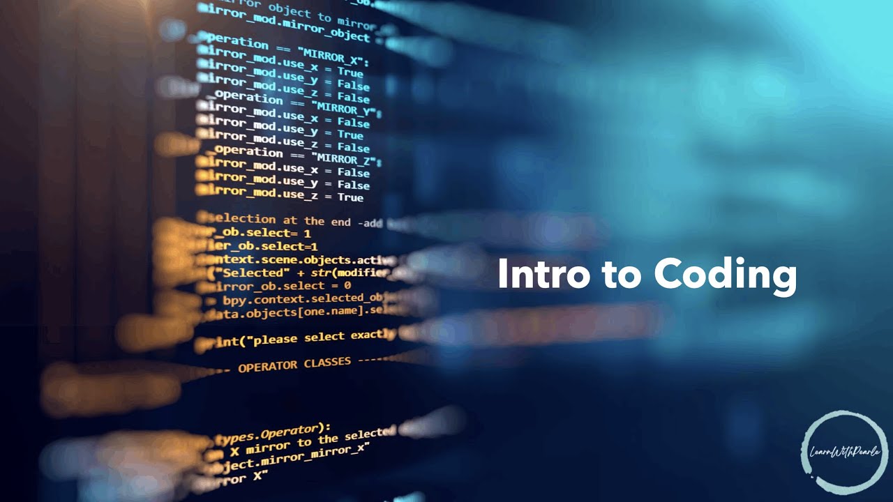 Lesson 1 Intro To Coding Youtube