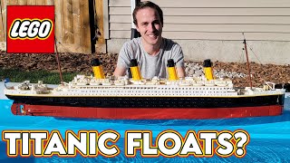 Does the LEGO TITANIC FLOAT!?