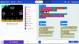 micro:bit - PUSH BUTTON as TOGGLE SWITCH
