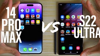 iPhone 14 Pro Max vs Samsung Galaxy S22 Ultra SPEED TEST! Which is Boss?!