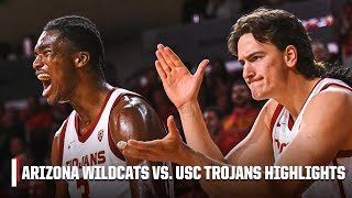 TOP 5 UPSET 🚨 Arizona Wildcats vs. USC Trojans | Full Game Highlights | ESPN College Basketball
