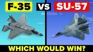 United States F-35 vs Russian Sukhoi Su-57 - Which Would Win?