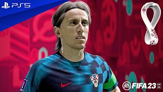 FIFA 23 - Morocco v Croatia - World Cup 2022 Group Stage Match | PS5™ [4K60]