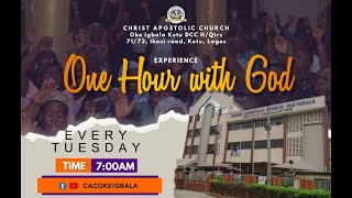 C.A.C OKE IGBALA KETU DCC | ONE HOUR WITH GOD | JANUARY 21, 2025.