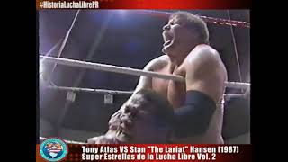 WWC Tony Atlas VS Stan Hansen Super Estrellas de la Lucha Libre Vol #2 1987( Audio Español)