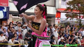 第19回東京よさこい2018  前夜祭　dance　company　REIKA組　ふくろ祭り　2018-10-06