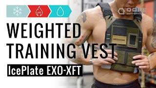 Weighted Training Vest With Cooling, Heating, and Hydration (IcePlate EXO®-XFT)