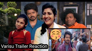 Varisu Trailer Reaction ||Vijay ||Rasmika||Vamsi||Thalapathy Vijay ||Mak Reac