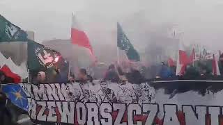 PATRIOTYCZNYCH WSPOMNIEŃ CZAR (VIDEO):  Marsz Niepodległości w Warszawie - rok 2016