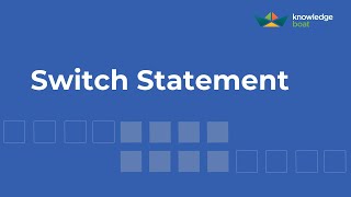 switch Statement | ICSE Computer Applications | Java & BlueJ
