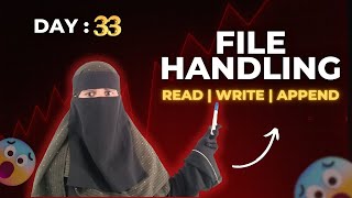 File Handling Concept in Python 🔥 | Read, Write & Append | Beginner Friendly