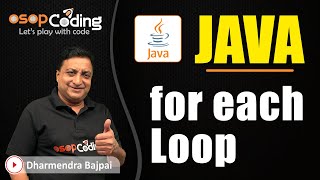 For Each Loop In Java | Enhanced For Loop | Java for Beginners | Loop | #Java #Lecture39 #Coding