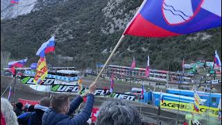 Jeremy Seewer MXGP of trentino triple jump fans view