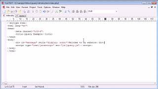 jQuery Tutorial 6 Document Ready Event