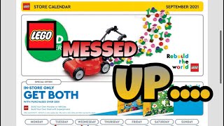 LEGO Messed Up... LEGO September 2021 Calendar Promos