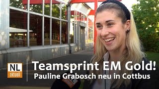 EM Teamsprint Gold! Bahnradprofi Pauline Grabosch über Wechsel nach Cottbus, EM und kommende WM