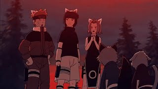 Sasuke looks cute as itachi during cats mission , naruto gets little jealous