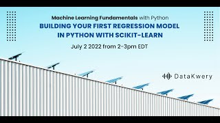 Building Your First Regression Model in Python with Scikit-learn - Workshop 1