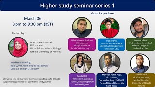 Higher Studies in abroad information seminar by GEB 10th batch of SUST