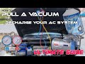 How to Pull a Vacuum and Recharge Your AC System - ULTIMATE GUIDE - HVAC