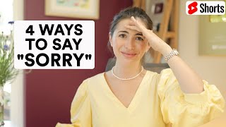 How to APOLOGIZE for serious mistakes in English correctly #shorts