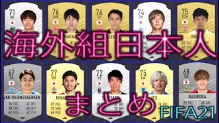 【FIFA21】海外組日本人選手のまとめ