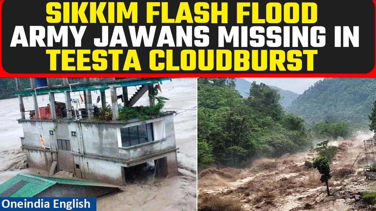 Cloudburst In Sikkim: 23 Army Jawans Missing Amid Flash Floods Due To ...