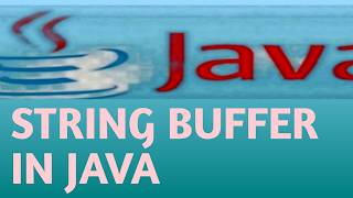STRINGBUFFER IN JAVA in Hindi Lecture 98